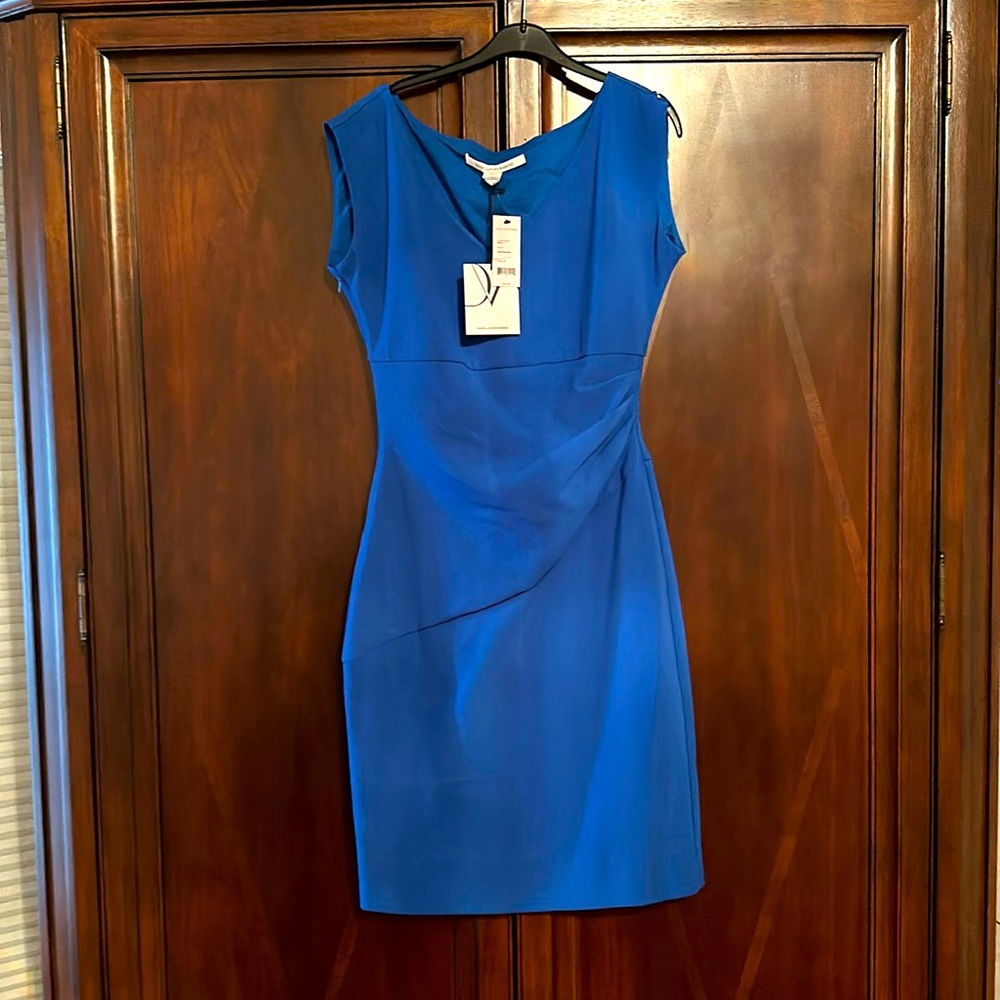 Diane Von Furstenberg Blue Dress